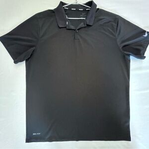 Nike Golf Dri Fit Polo Black XL Performance